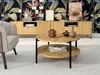 Stolik Kawowy SIGMA SM-02 Dąb Artisan Do Salonu Czarne Podgląd zdjęcia produktu 2