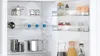 Siemens iQ300, Freistehende Kühl-Gefrier-Kombination mit Gefrierbereich unten, 186 x 60 cm, Weiß KG36N2WCF Kühlschrank geöffnet Produktbild-Vorschau