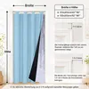 Tenda per porta, spessa, con isolamento termico, protezione Anteprima dell’immagine prodotto 7