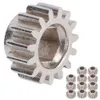 A close-up view of a metal gear, with a group of identical gears in the background. Náhľad obrázku produktu