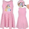 Bluey Bingo Rosa Kleid für Mädchen mit Trägern, Baumwolle Produktbild-Vorschau 1