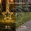 50 cm LED-buitenlamp, stervorm, voor de tuin. Stervormige Productafbeelding-voorbeeld 3