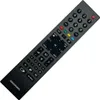 A black remote control for a Grundig television is shown against a white background. Produktbild-Vorschau