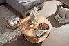 WOHNLING Couchtisch 60x34,5x60 cm Akazie Massivholz / Produktbild-Vorschau 5
