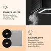 Klarstein Futurelight Smart Dunstabzugshaube freihängend - Produktbild-Vorschau 5