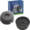 A product shot of activated carbon filters and their packaging. Produktbild-Vorschau