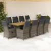 2024 Möbel Gartenset 11-tlg. Garten-Bistro-Set mit Kissen Produktbild-Vorschau 1
