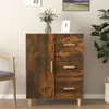 vidaXL Příborník kouřový dub 69,5x34x90 cm výrobek ze dřeva Náhled obrázku produktu 1