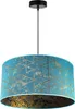Suspension, lustre, abat-jour, motif doré Voir les images du produit 4
