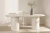 Narvik table de salle à manger 100x200 cm beige. Voir les images du produit 2