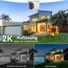 4 ks 2K solární sledovací kamera Venkovní 355°/90° otočná Náhled obrázku produktu 18