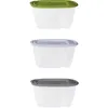 Set di 3 contenitori in plastica da 1 litro con coperchio, Anteprima dell’immagine prodotto 1