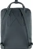 The back view of a graphite-colored backpack. Náhled obrázku produktu