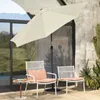 Angel Living 250cm Halbrund Sonnenschirm, Produktbild-Vorschau 7
