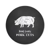 MuchoWow® Mauspad Mousepad Küche - Schwein - Fleisch 30x30 Produktbild-Vorschau 1