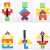 Tetris układanka puzzle drewniane klocki Montessori gra Podgląd zdjęcia produktu 11