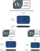 Sada servírovacích talířů, vancasso STERN 3 ks obdélníková Náhled obrázku produktu 2