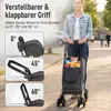 HOMCOM boodschappenwagen, inklapbaar, met koelvak en Productafbeelding-voorbeeld 6