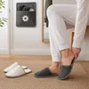 Relaxdays gastenslippers, 6 paar, "Blume" slippers met tas, Productafbeelding-voorbeeld 3