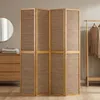 Paravent Séparation de pièce 4 pièces 2 m Bois Cloison brun Voir les images du produit 11