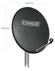 Set di sistemi satellitari in acciaio antracite 55 cm Anteprima dell’immagine prodotto 11