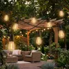 Solar Partylichterkette 10m LED USB Solar Garten Produktbild-Vorschau 5