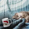 Kaffeebecher mit niedliche Katze und Nikolausmütze Produktbild-Vorschau 3