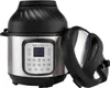 A close-up studio shot of an Instant Pot Duo Crisp multicooker with its lid open. Produktbild-Vorschau