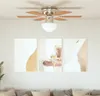 vidaXL Dekorativer Deckenventilator mit Leuchtmittel 82 cm Produktbild-Vorschau 2