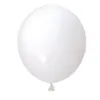 Białe matowe balony – 10 sztuk (27 cm), lateksowe i do Podgląd zdjęcia produktu 2