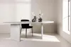 FURNLUX Tavolo da pranzo Gronvik Marble Grey 100cm / Anteprima dell’immagine prodotto 4