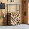A firewood rack filled with logs is shown against a wooden wall in what appears to be a shed or garage. Podgląd zdjęcia produktu