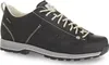 A black low-top hiking shoe with beige laces and stitching, set against a white background. Anteprima dell’immagine prodotto