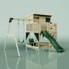 OutdoorToys Spielturm Nils aus Holz in Grün Dunkelgrün, mit Produktbild-Vorschau 6