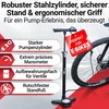 HEIMWERT Premium Fahrrad Luftpumpe für alle Ventile, Produktbild-Vorschau 8