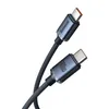 Cavo Baseus Cajy000601 Usb-C - Usb-C Pd 100W 5A 480Mb/S Anteprima dell’immagine prodotto 2