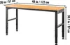 SucceBuy Établi réglable de , 48 x 20 x 38,1 pouces, 28,3 à Voir les images du produit 8