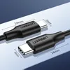 UGREEN USB-C to USB-C 2.0 3A Cable 3m Black Anteprima dell’immagine prodotto 18