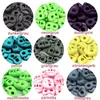 10 Kordelstopper mit zwei Löchern 20x20mm, Durchzug 5mm - Produktbild-Vorschau 4