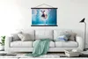 MuchoWow® Textilposter Kuh - Krone - Ballett - Blau - Rosa Produktbild-Vorschau 3