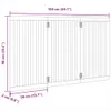 vidaXL 3-tlg. Hundetor Faltbar Schwarz 150 cm Pappelholz Produktbild-Vorschau 7