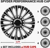 4pcs 14 Zoll Rad Hubcap Silber Sporty Protective Universal Produktbild-Vorschau 5