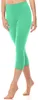 Legging 3/4 en coton pour femme Antié AN60-101 (menthe, L) Voir les images du produit 3