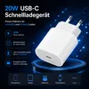 USB-C Ladegerät 20W PD mit 1m iPhone Lightning Ladekabel – Produktbild-Vorschau 3