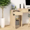 vidaXL Armadio per ufficio rovere Sonoma 33,5x50x75 cm Anteprima dell’immagine prodotto 3