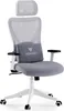 SENSE7 TONE Ergonomická kancelářská židle, bílá, s Náhled obrázku produktu 6