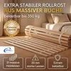 Coemo Rollrost 90 x 200 cm Rolllattenrost 21 massive Produktbild-Vorschau 2