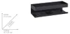 Turbo-Loc® Wandablage Genova Black Produktbild-Vorschau 3