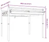 vidaXL Pavillon de jardin avec toit extensible Taupe 3x3 m Voir les images du produit 7
