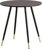 Jedálenský stôl FineBuy 75x75x76 cm, čierny, vzhľad Náhľad obrázku produktu 6